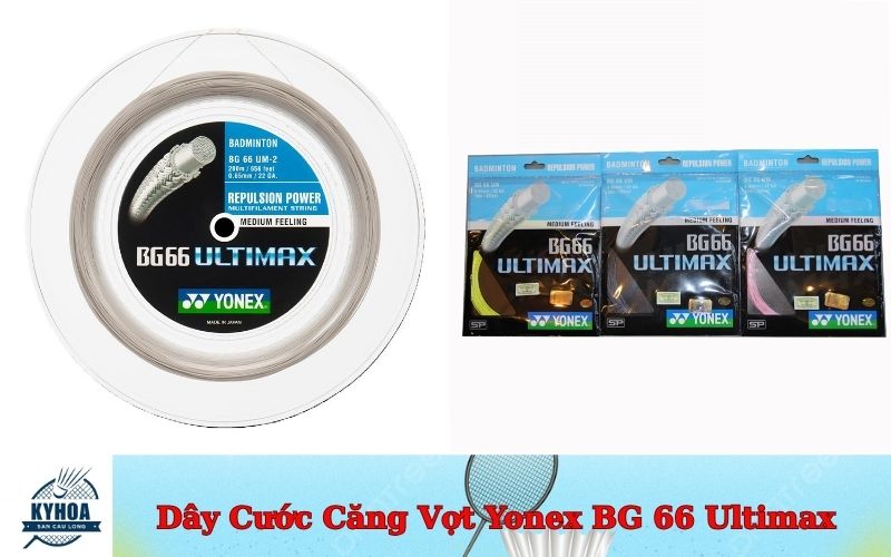 Dây Cước Căng Vợt Yonex BG 66 Ultimax Đảm Bảo Sức Mạnh
