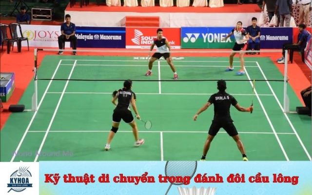 Kỹ thuật di chuyển trong đánh đôi cầu lông
