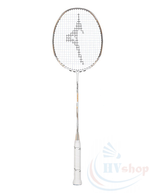Hình ảnh Vợt cầu lông Mizuno JPX 8 Power nền trắng họa tiết cam vàng đồng